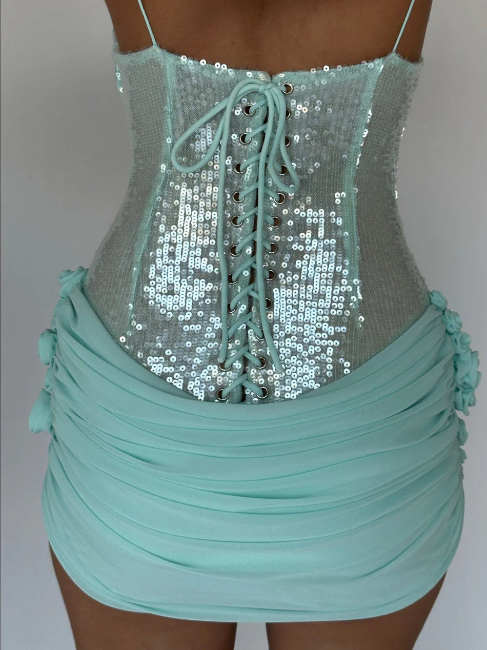 Cherie Attire Gloria Mini Dress