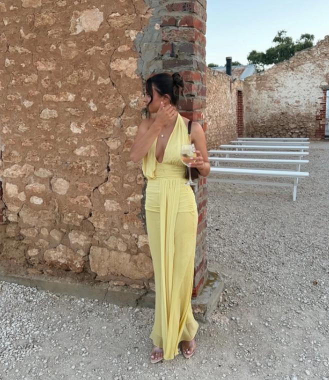 Bec and Bridge Cassis Drape Maxi