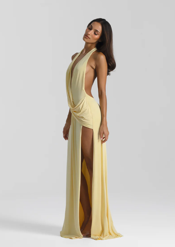 Natalie Rolt Winona Gown Yellow