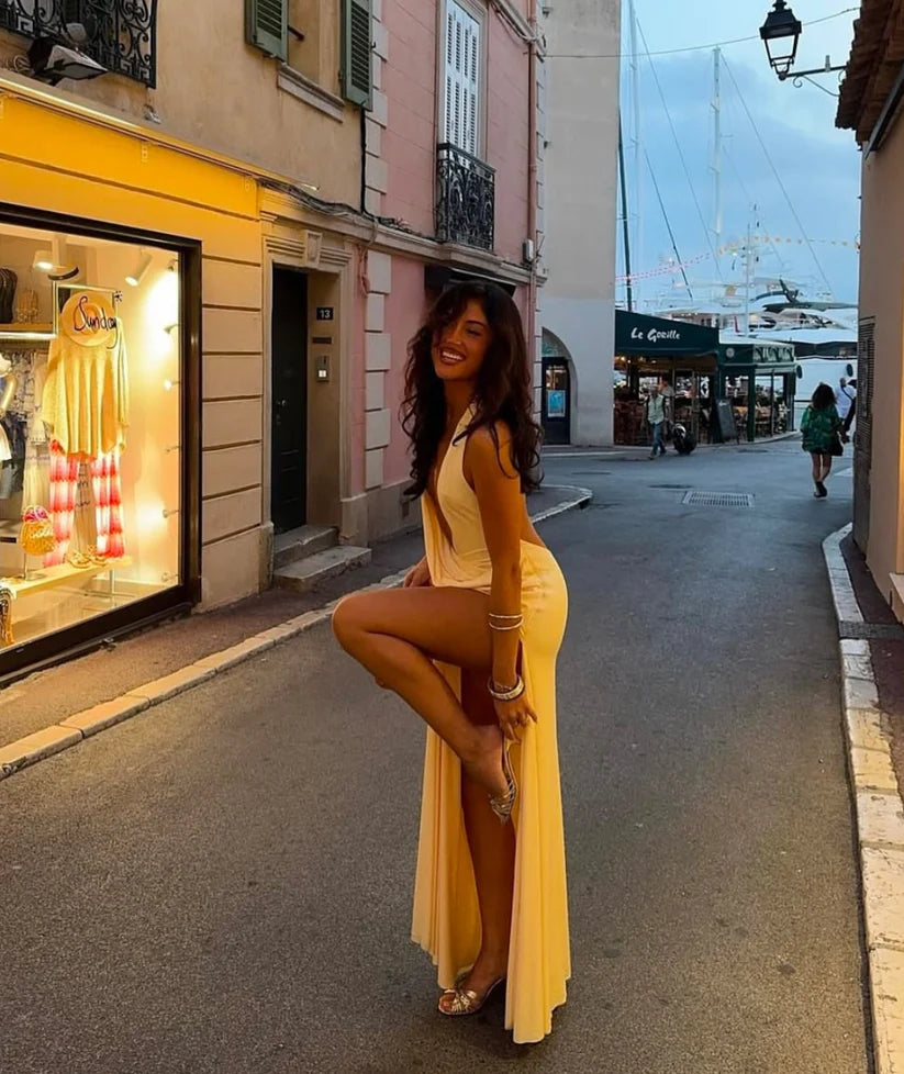 Natalie Rolt Winona Gown Yellow